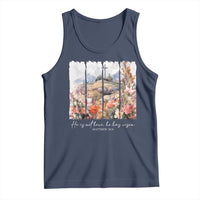 He Is Not Here He Has Risen Tank Top Christian Easter Religious Bible Verse