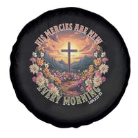 His Mercies Are New Every Morning Spare Tire Cover Good Friday Religious Christian Bible Verse