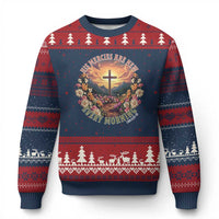 His Mercies Are New Every Morning Ugly Christmas Sweater Good Friday Religious Christian Bible Verse - Wonder Print Shop