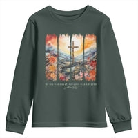 My Sin Was Great His Love Was Greater Youth Sweatshirt Christian Easter Religious Bible Verse