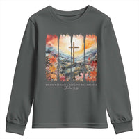 My Sin Was Great His Love Was Greater Youth Sweatshirt Christian Easter Religious Bible Verse