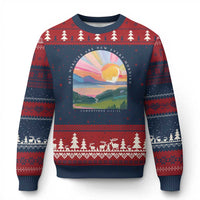 His Mercies Are New Every Morning Ugly Christmas Sweater Religious Christian Bible Verse - Wonder Print Shop