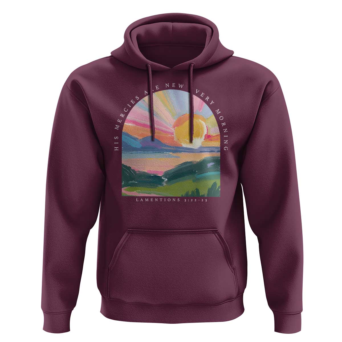 His Mercies Are New Every Morning Hoodie Religious Christian Bible Verse