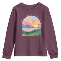 His Mercies Are New Every Morning Youth Sweatshirt Religious Christian Bible Verse