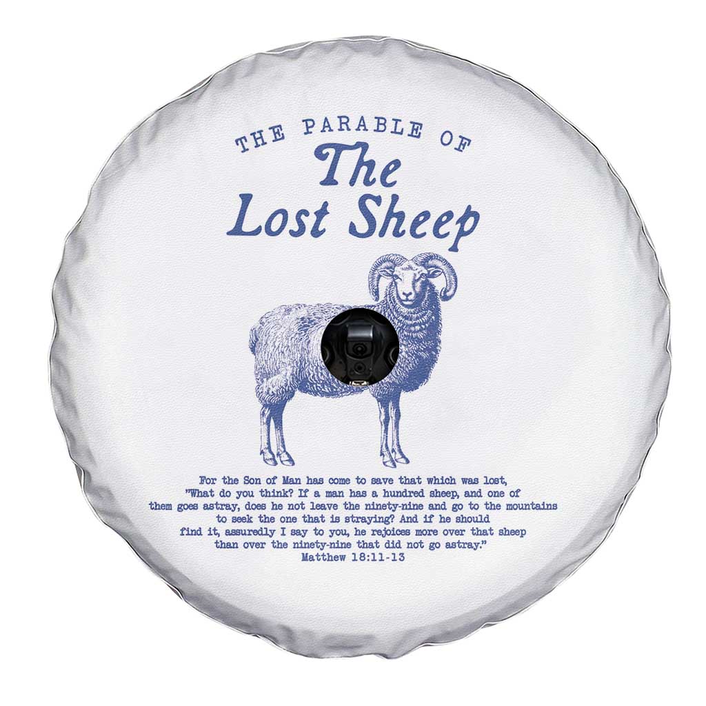 The Parable Of The Lost Sheep Spare Tire Cover Christian Bible Verse Matthew 18