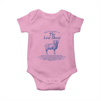 The Parable Of The Lost Sheep Baby Onesie Christian Bible Verse Matthew 18