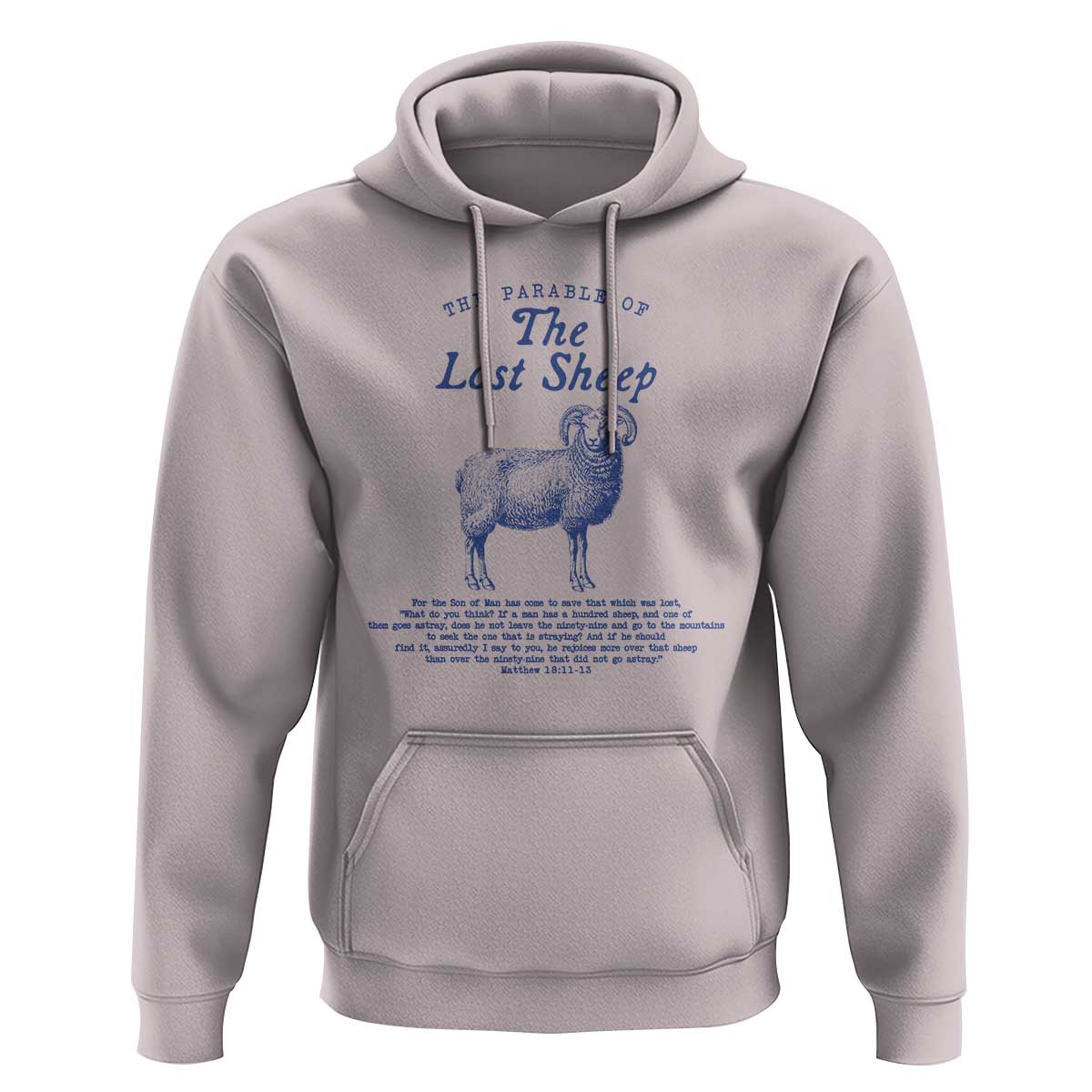 The Parable Of The Lost Sheep Hoodie Christian Bible Verse Matthew 18