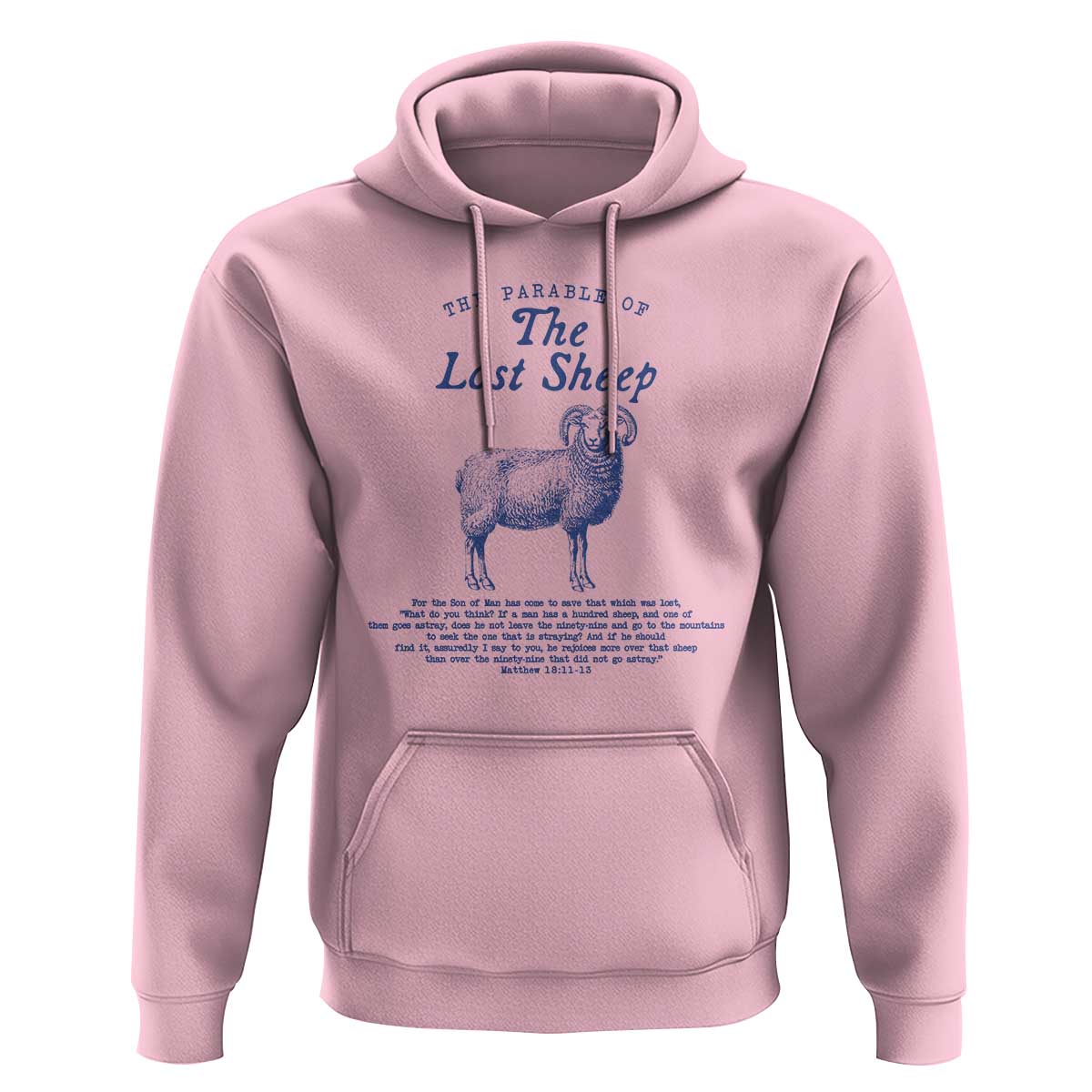 The Parable Of The Lost Sheep Hoodie Christian Bible Verse Matthew 18