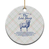 The Parable Of The Lost Sheep Ceramic Ornament Christian Bible Verse Matthew 18 - Wonder Print Shop