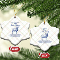 The Parable Of The Lost Sheep Ceramic Ornament Christian Bible Verse Matthew 18 - Wonder Print Shop