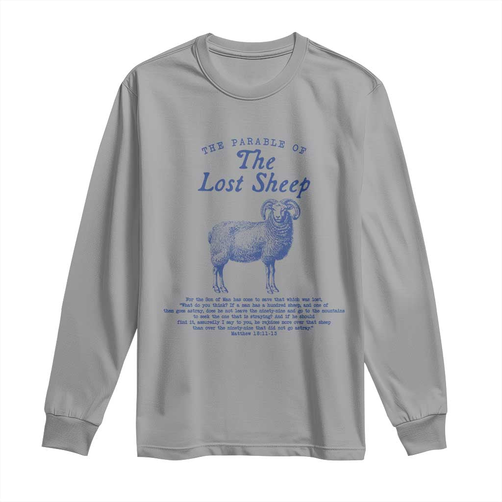 The Parable Of The Lost Sheep Long Sleeve Shirt Christian Bible Verse Matthew 18