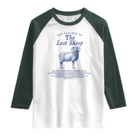 The Parable Of The Lost Sheep Raglan Shirt Christian Bible Verse Matthew 18
