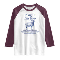 The Parable Of The Lost Sheep Raglan Shirt Christian Bible Verse Matthew 18