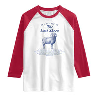 The Parable Of The Lost Sheep Raglan Shirt Christian Bible Verse Matthew 18