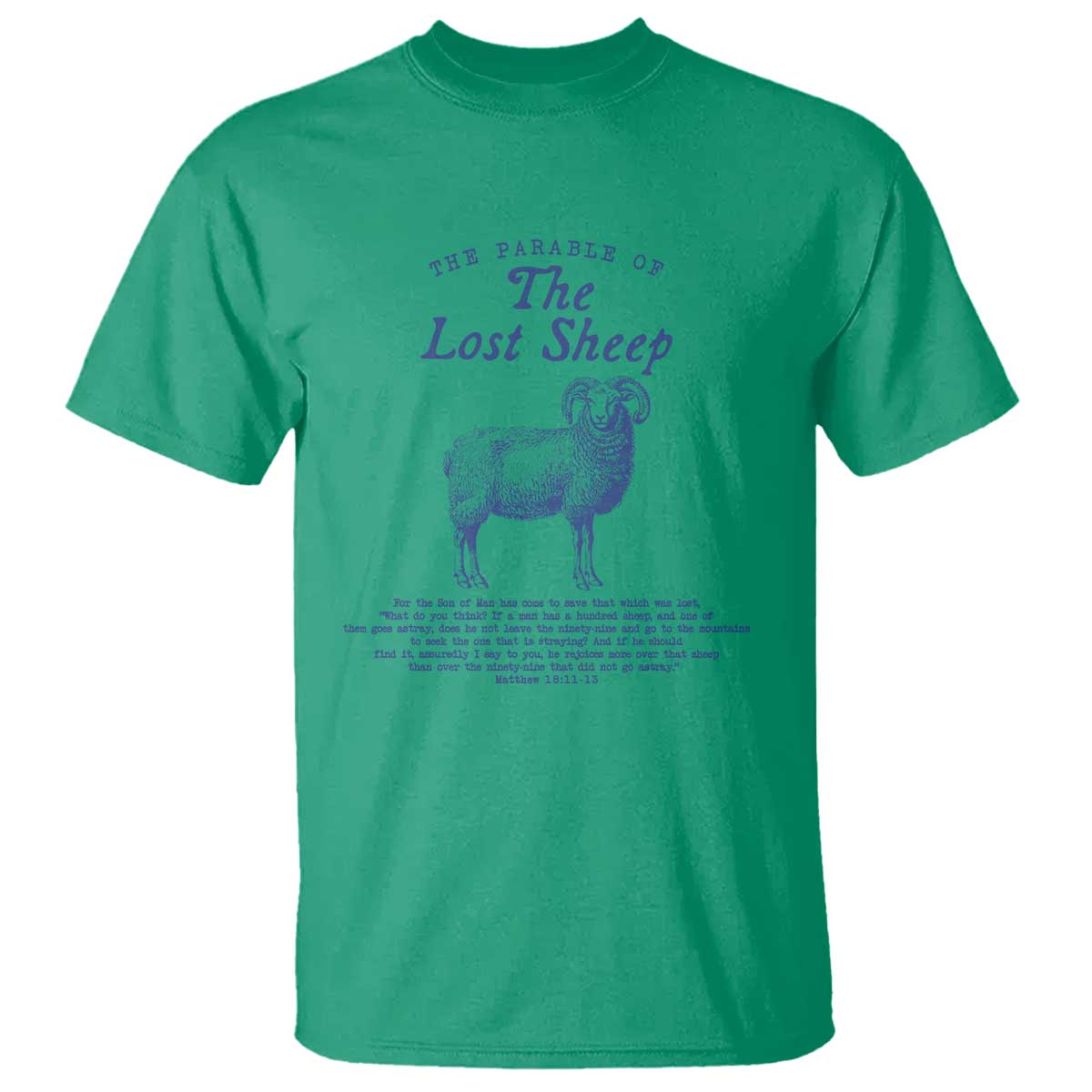 The Parable Of The Lost Sheep T Shirt Christian Bible Verse Matthew 18