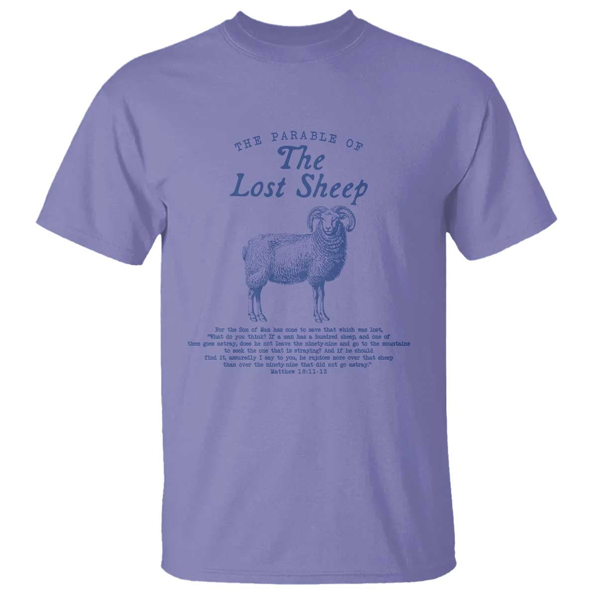 The Parable Of The Lost Sheep T Shirt Christian Bible Verse Matthew 18