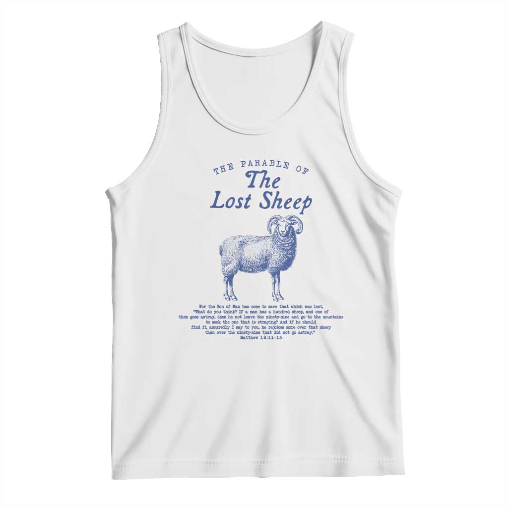 The Parable Of The Lost Sheep Tank Top Christian Bible Verse Matthew 18