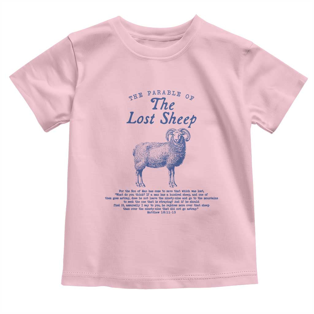 The Parable Of The Lost Sheep Toddler T Shirt Christian Bible Verse Matthew 18