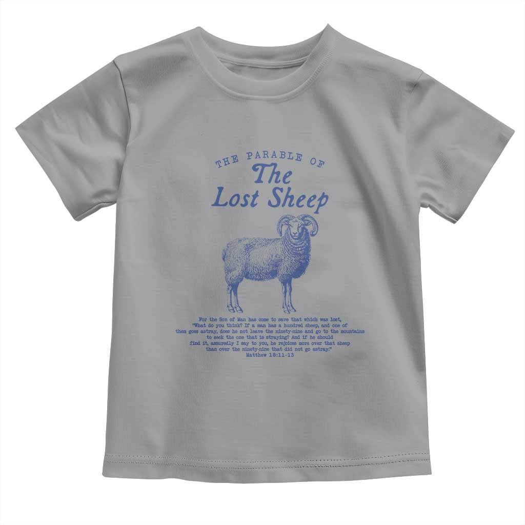 The Parable Of The Lost Sheep Toddler T Shirt Christian Bible Verse Matthew 18