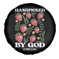 Handpicked By God Spare Tire Cover Religious Christian Bible Verse Strawberries