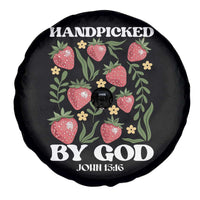 Handpicked By God Spare Tire Cover Religious Christian Bible Verse Strawberries