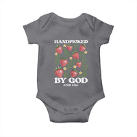 Handpicked By God Baby Onesie Religious Christian Bible Verse Strawberries