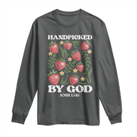 Handpicked By God Long Sleeve Shirt Religious Christian Bible Verse Strawberries
