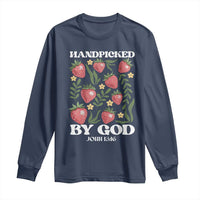 Handpicked By God Long Sleeve Shirt Religious Christian Bible Verse Strawberries