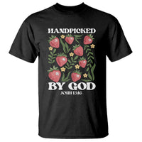 Handpicked By God T Shirt Religious Christian Bible Verse Strawberries