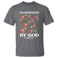 Handpicked By God T Shirt Religious Christian Bible Verse Strawberries