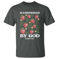 Handpicked By God T Shirt Religious Christian Bible Verse Strawberries