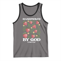 Handpicked By God Tank Top Religious Christian Bible Verse Strawberries