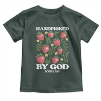 Handpicked By God Toddler T Shirt Religious Christian Bible Verse Strawberries