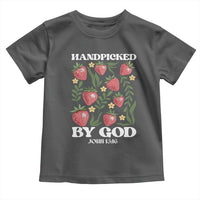 Handpicked By God Toddler T Shirt Religious Christian Bible Verse Strawberries