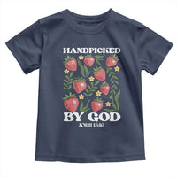 Handpicked By God Toddler T Shirt Religious Christian Bible Verse Strawberries