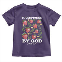 Handpicked By God Toddler T Shirt Religious Christian Bible Verse Strawberries