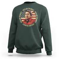 Cesar Chavez Sweatshirt March Holiday Hispanic Heritage American Map