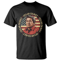 Cesar Chavez T Shirt March Holiday Hispanic Heritage American Map