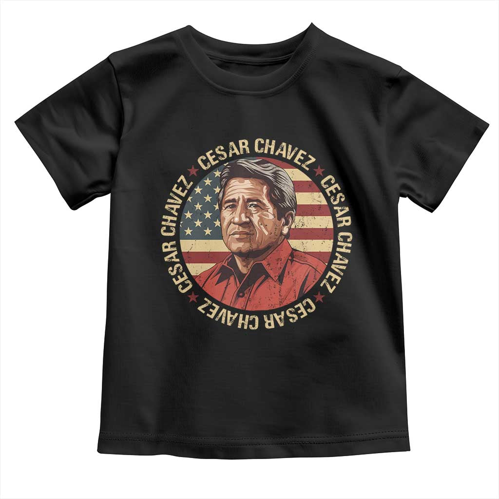 Cesar Chavez Toddler T Shirt March Holiday Hispanic Heritage American Map