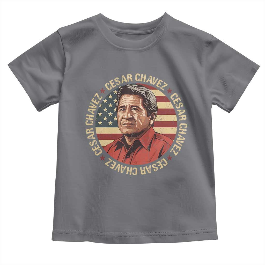 Cesar Chavez Toddler T Shirt March Holiday Hispanic Heritage American Map
