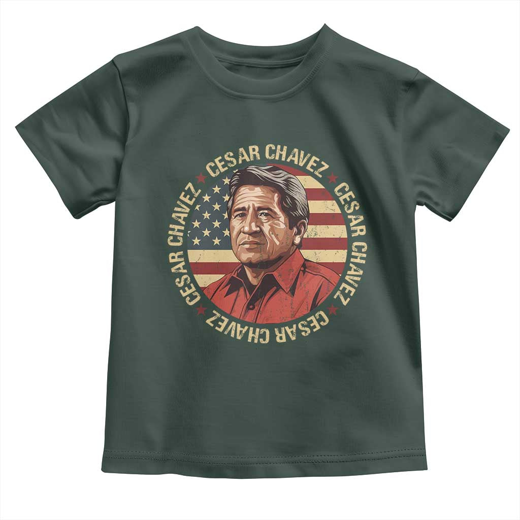 Cesar Chavez Toddler T Shirt March Holiday Hispanic Heritage American Map