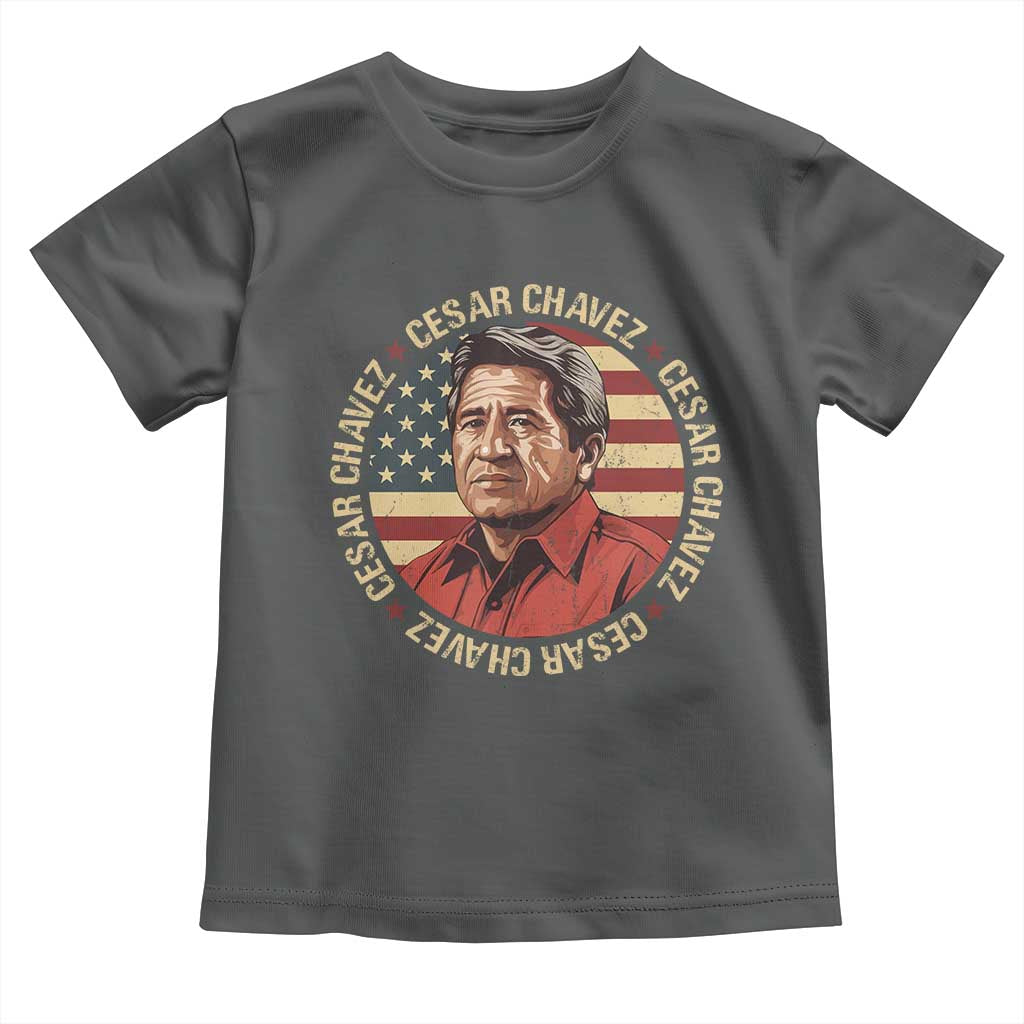 Cesar Chavez Toddler T Shirt March Holiday Hispanic Heritage American Map