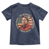 Cesar Chavez Toddler T Shirt March Holiday Hispanic Heritage American Map