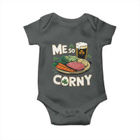 Funny St Patricks Day Me So Corny Baby Onesie Stout Irish Corned Beef