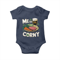 Funny St Patricks Day Me So Corny Baby Onesie Stout Irish Corned Beef