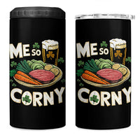 Funny St Patricks Day Me So Corny 4 in 1 Can Cooler Tumbler Stout Irish Corned Beef