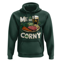 Funny St Patricks Day Me So Corny Hoodie Stout Irish Corned Beef