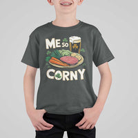 Funny St Patricks Day Me So Corny T Shirt For Kid Stout Irish Corned Beef