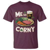 Funny St Patricks Day Me So Corny T Shirt Stout Irish Corned Beef