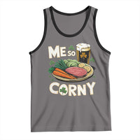 Funny St Patricks Day Me So Corny Tank Top Stout Irish Corned Beef